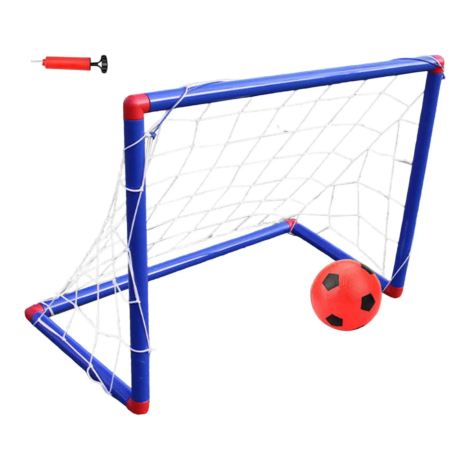 Kids Soccer Goals for Backyard Soccer Goal Post Net and Ball Small Football Goal Net for Yard Garden Outdoor Toys Beach Play