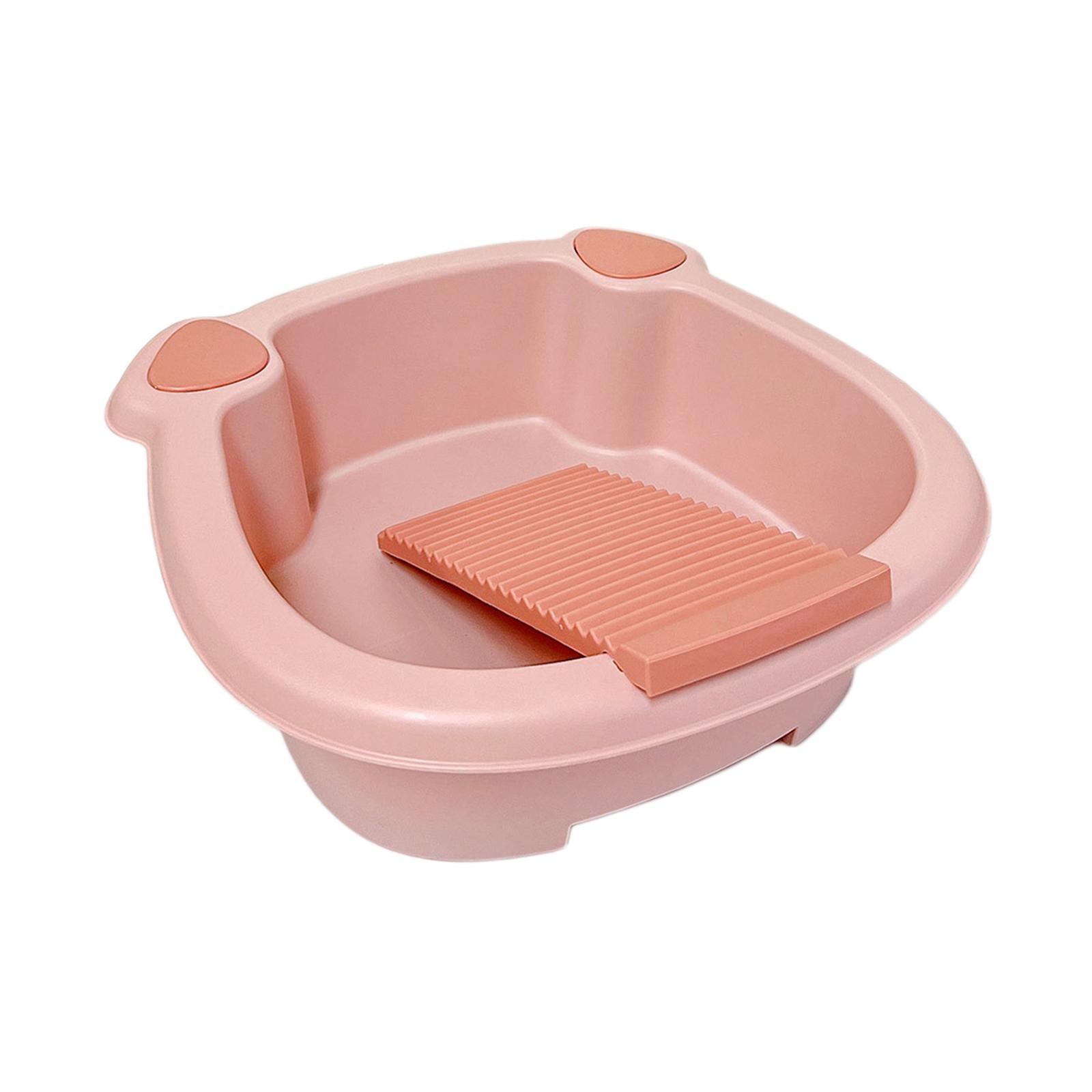 Washing Clothes Bucket Hand Wash Board Washboard Basin Wash Tub with Washboard for Hand Wash Clothes Underwear Blouses Home Washing Clothes Bucket Hand Wash Board Washboard Basin Wash Tub with Washboard for Hand Wash Clothes Underwear Blouses Home