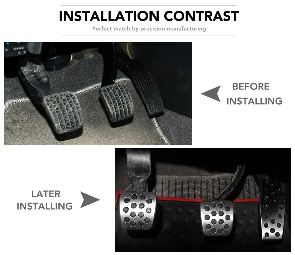 Auto Pedale Pedal Pad Abdeckung Für Chevrolet Cruze Trax Malibu für Opel Mokka 2013-2015 ASTRA J Insignia Edelstahl – Detail 6