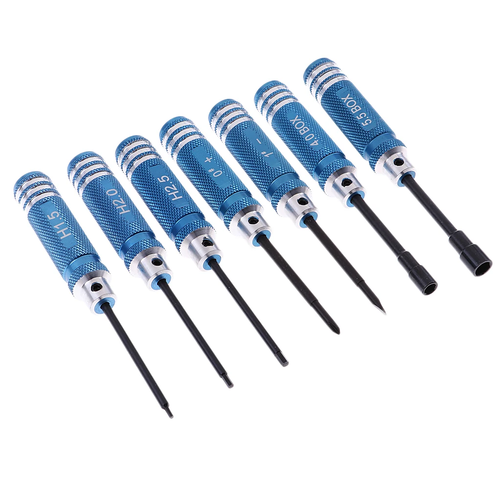 7 Pieces Repair Tools  ScrewDrivers Hexagon Screw Driver 11.2 to Carry