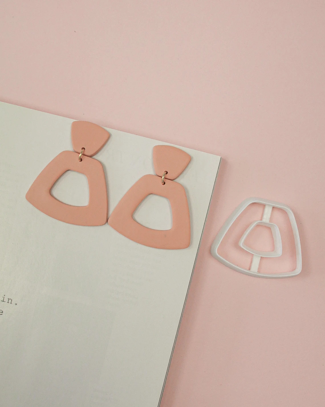 Neue weiche Keramik Ohrringe schneiden Matrize Geometrie 3D-Druck hohle Pla Form DIY ins Französisch Ohrring Schmuck Anhänger Herstellung Werkzeug – Detail 6