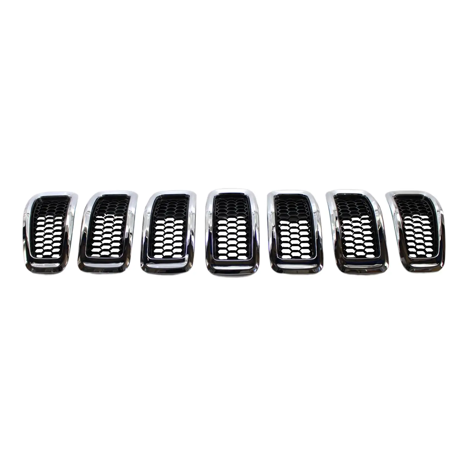 7Pcs Front Grill Inserts 68303626AC for 2014-2018
