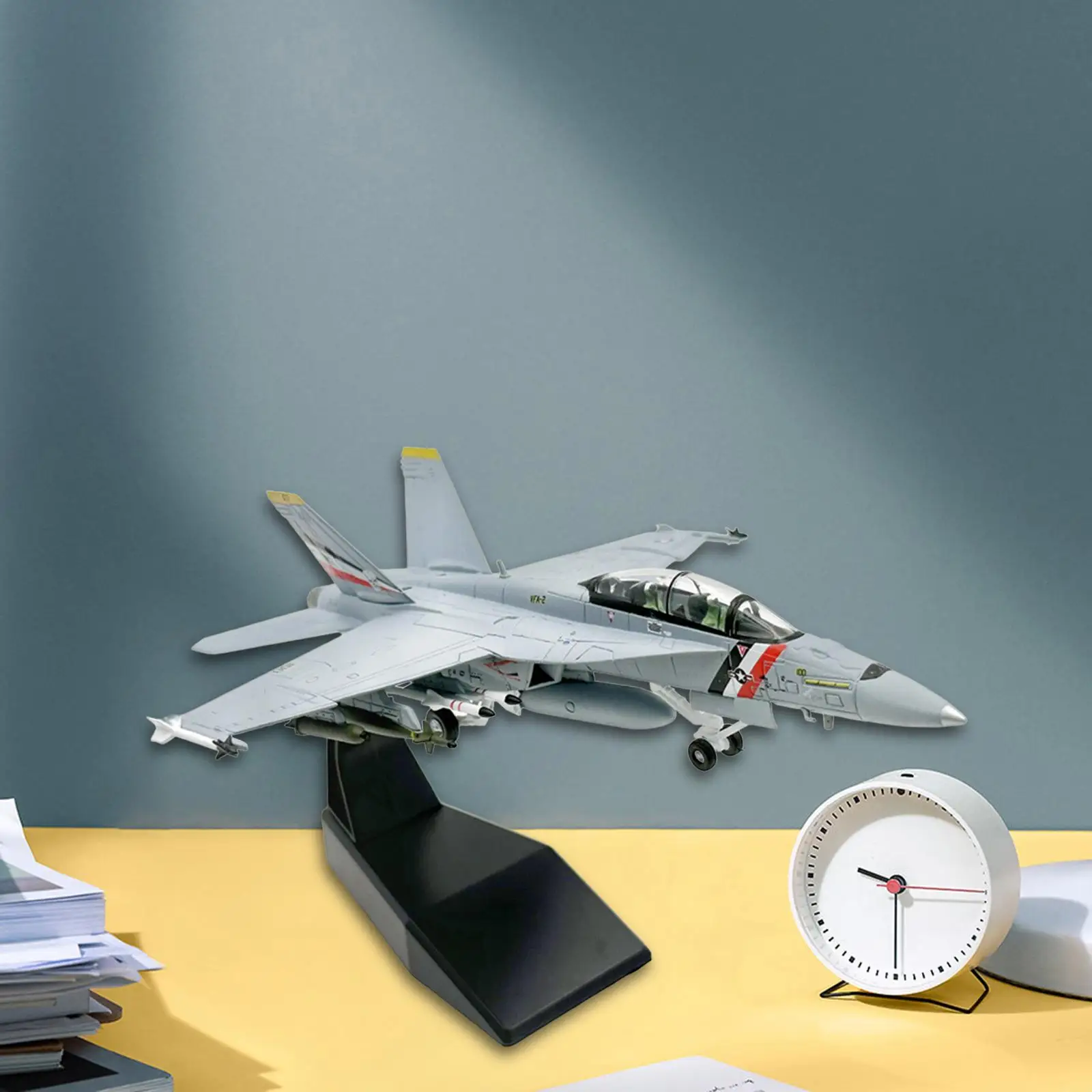 1/100 Scale Jet Aircraft High Detailed Diecast Model Plane Toys for Office Livingroom Shelf Bedroom Tabletop Decor