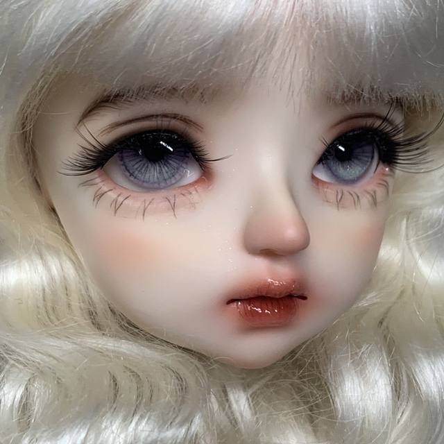 Oilpaint theme BJD doll eyes, custom resin mix color realistic handmade 3D pupils hotsell iris eyes, 14 16mm