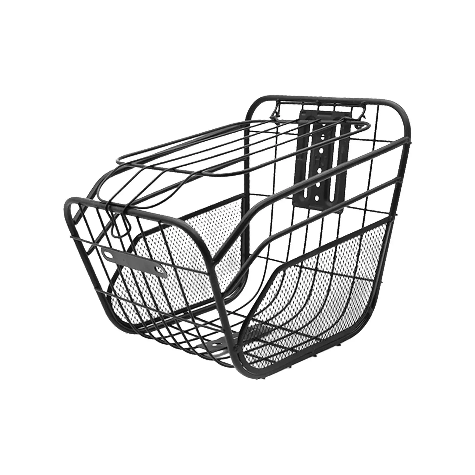 Electric Bike Metal Basket Sundries Organizer Stable Easy to