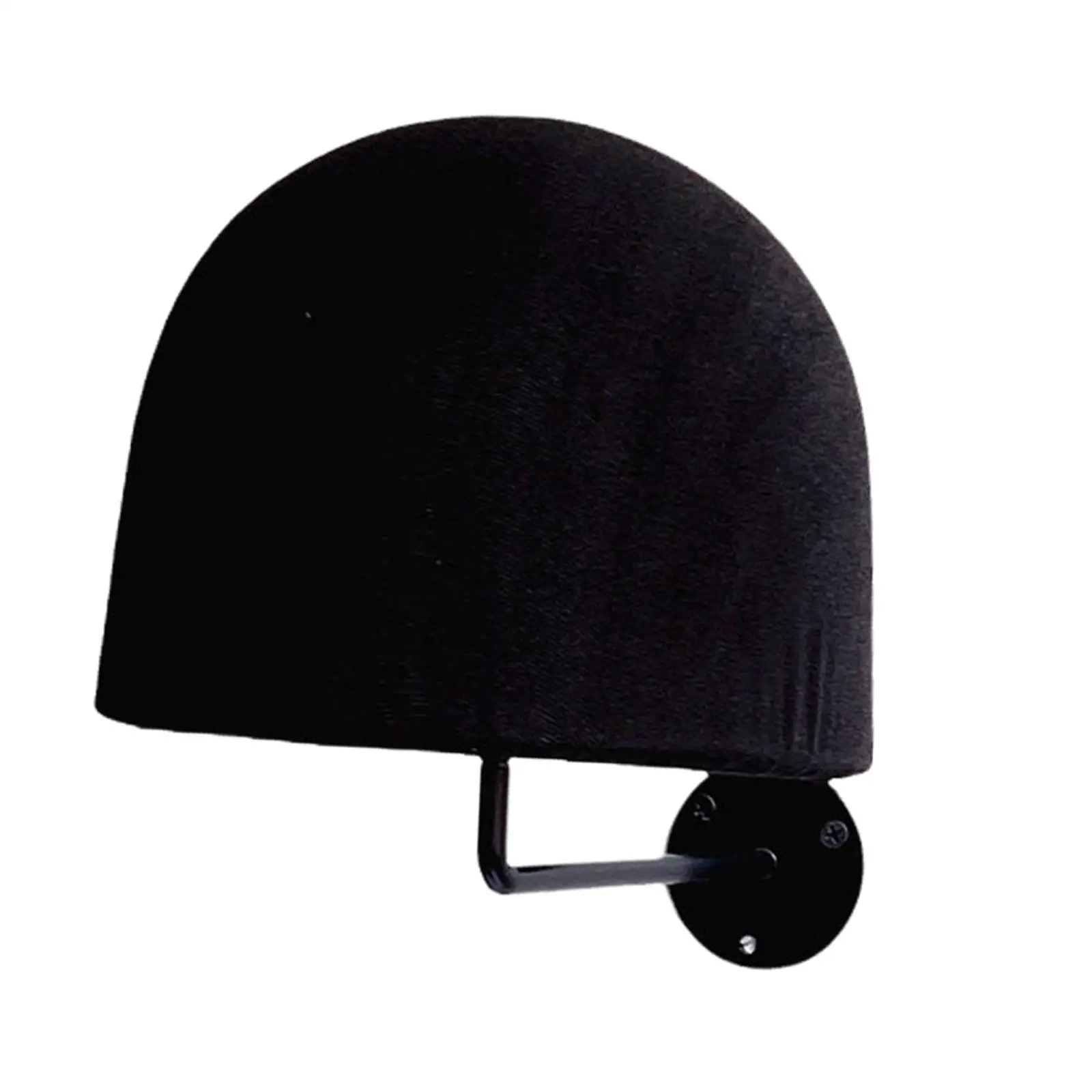 Hat Wig Display Stand with Black Hook Hat Holder Hat Bracket for Salon Home Use Stylist Beginner Decoration Hairdresser Training