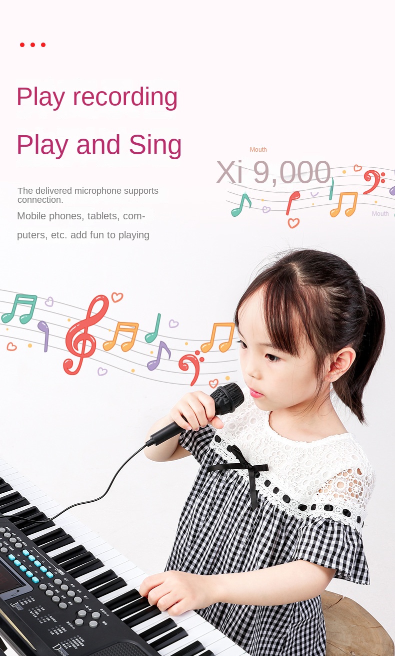 Title 16, New Years Gift Piano Keyboard Baby Professional...