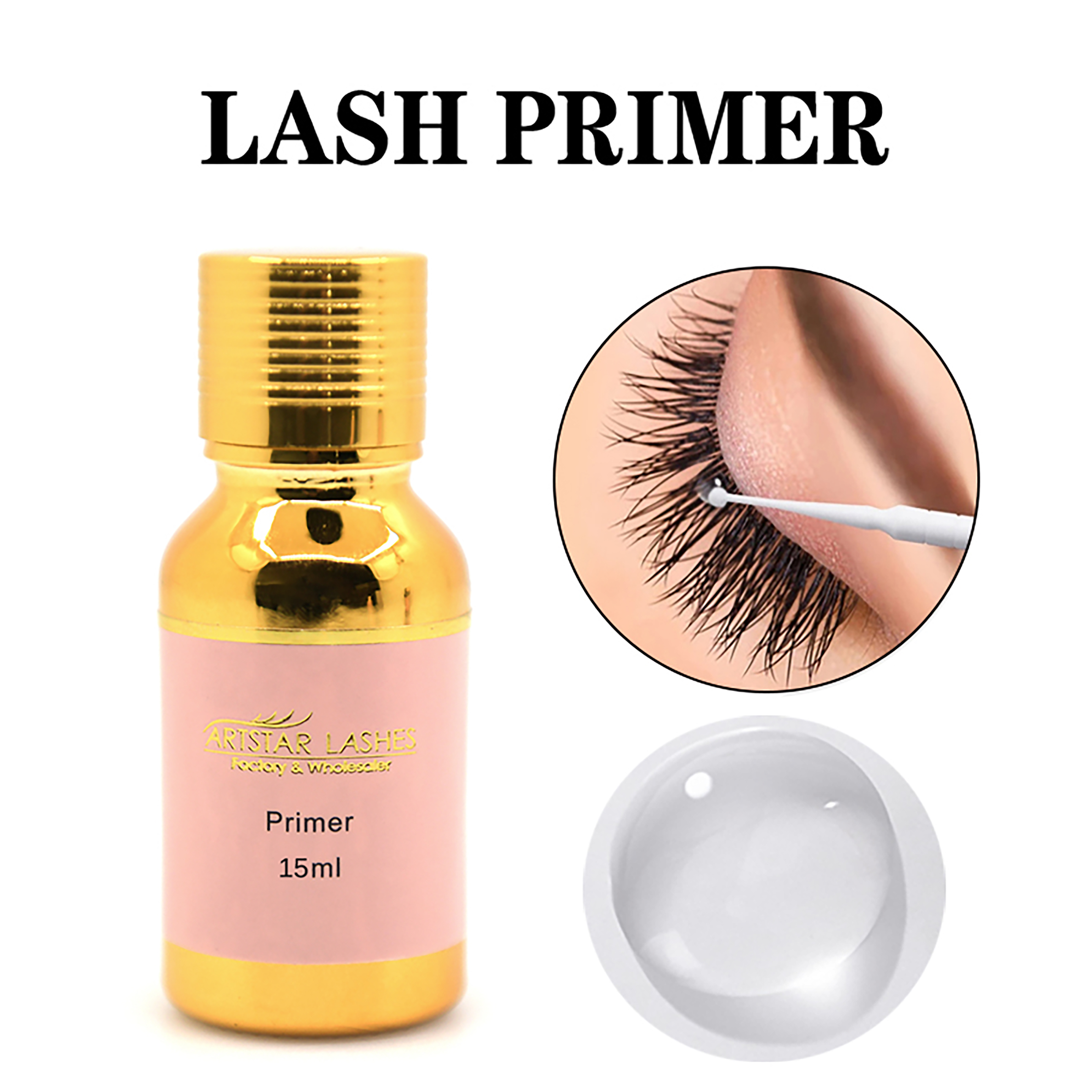 Best of ARTSTAR 10ml / 15ml Primer Eyelash Extension Clear Color Professional Fixing Agent Adhesive Lash Primer For Makeup Reviews & Tips