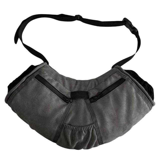 Thicken Hand Muff Camping Hand Warming Pouch Cold Weather Gloves Adjustable Shoulder Strap Hand Warmer for Climbing Skiing