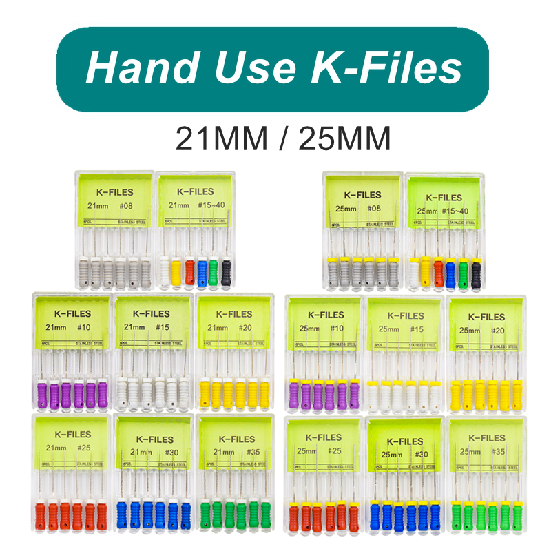 Best of 6Pcs / Pack Dental Endo Files Hand Use K Files Niti File Stainless Steel Root Canal Treatment Drills Endodontic Instruments Reviews & Tips