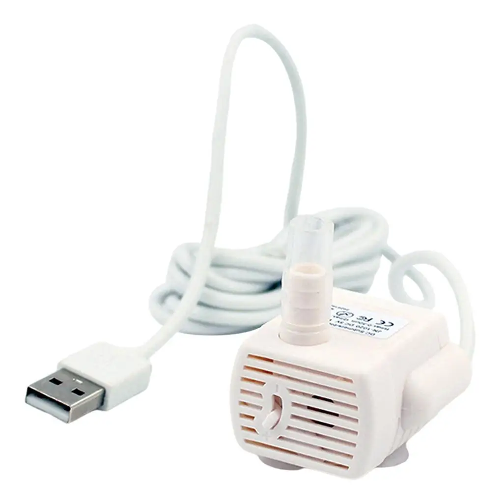 Cat Water Fountain Pump,  Fountain Replacement Pump with USB Cable Cord, for Automatic Water Fountain,  Dispenser