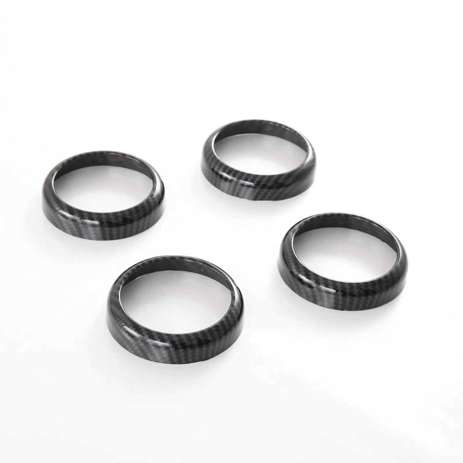 4Pcs Door Speaker Rings Stickers Replaces Decorations Decal Trims for Byd Atto 3 Yuan Plus 2022-2023 Easy Installation