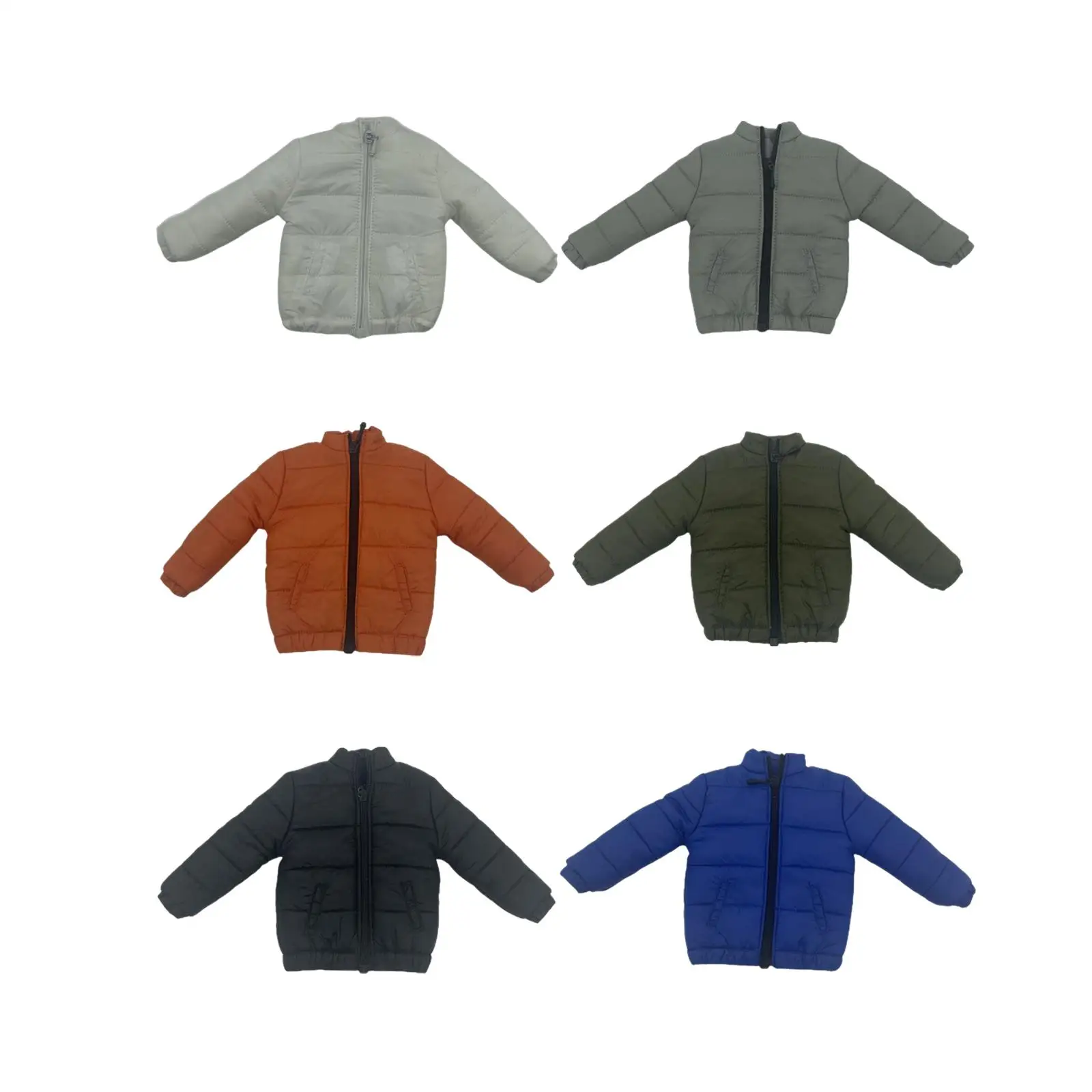 Fashion 1/6 Doll Down Jacket Dress Up Clothing Outfit for 12 in Male Action Figures Doll Model Accessories