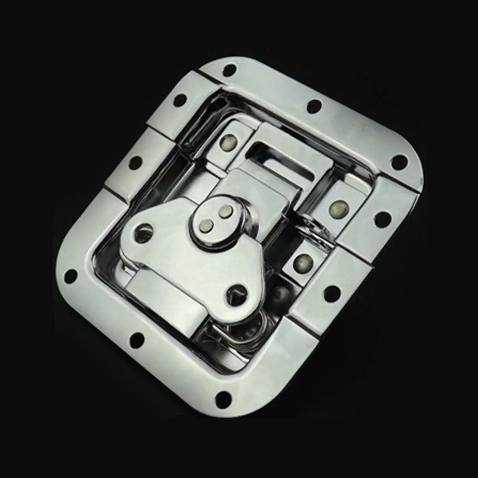 Spring Latch Sliver Exquisite Appearance Accessories Tool Latch Spring Loaded Toggle Latch for Chest Box Case Suitcase Hardware