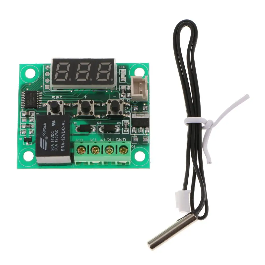 -50+110 12V Thermostat Cooling/Heating Temp Control Sensor Module