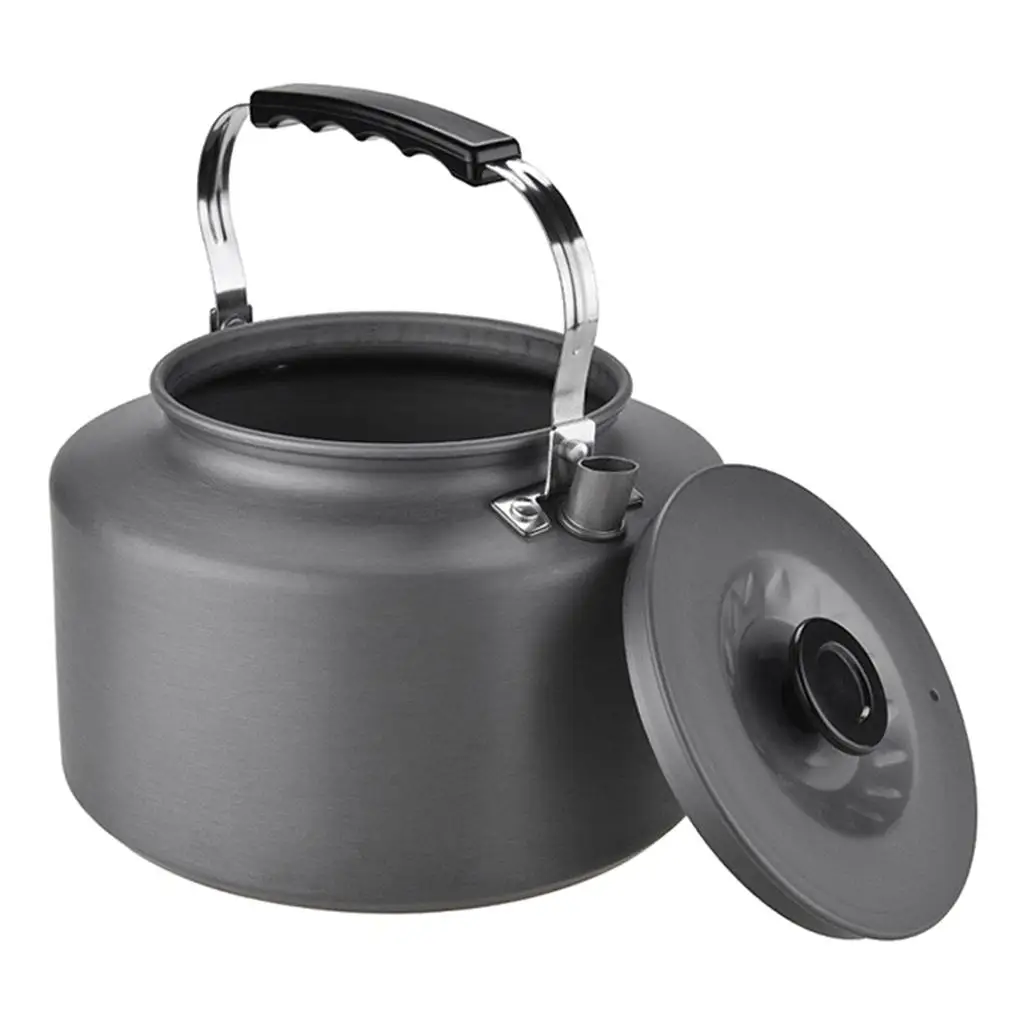 Outdoor 2L Portable Water Kettle Camping Hiking Teapot Coffee Pot Set