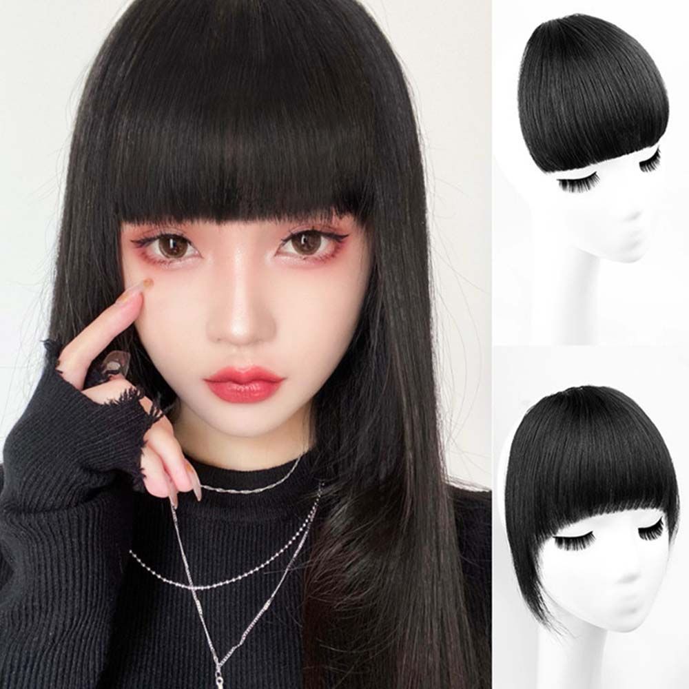 Best of Women Fake Bangs Synthetic Natural Thicken Hair Bangs Hairpiece Hair Extension Clip Short Fake Fringe Overhead Bang Reviews & Tips