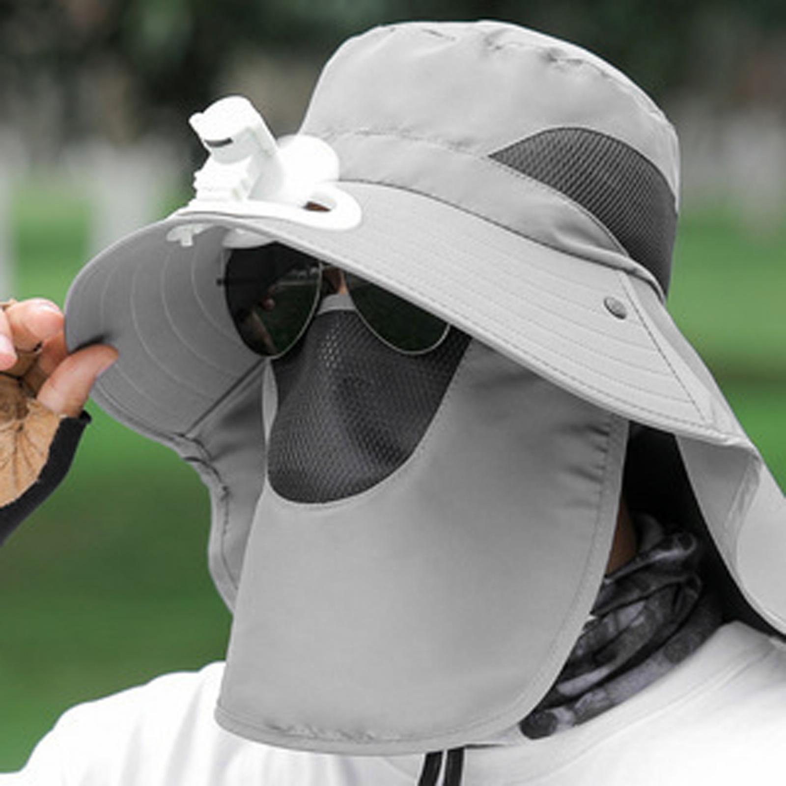 Men Fishing Visor Hat Sun Hats Mesh Breathable Travel Backpacking Gardening