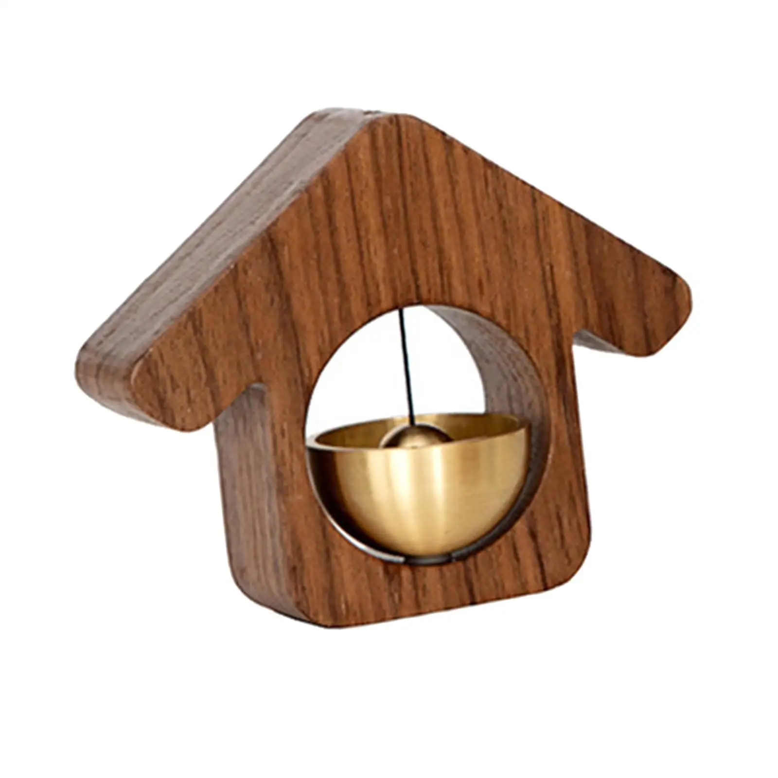 Wood Shopkeepers Bell Decorative for Farmhouse Wardrobe Housewarming Gifts