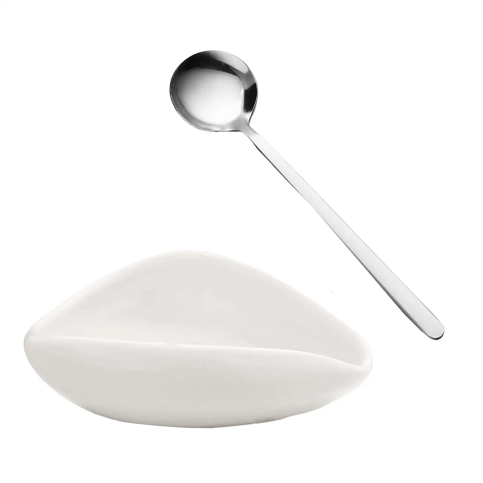 Coffee Bean Dosing Bowl Utensil Tea Accessory Coffee Spoon Single Coffee Tray for Dining Room Cafe Office Home