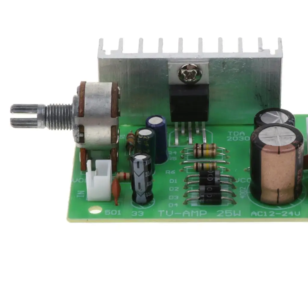 /DC 12v 20w  Mono Audio Power Amplifier Board Assembled Green