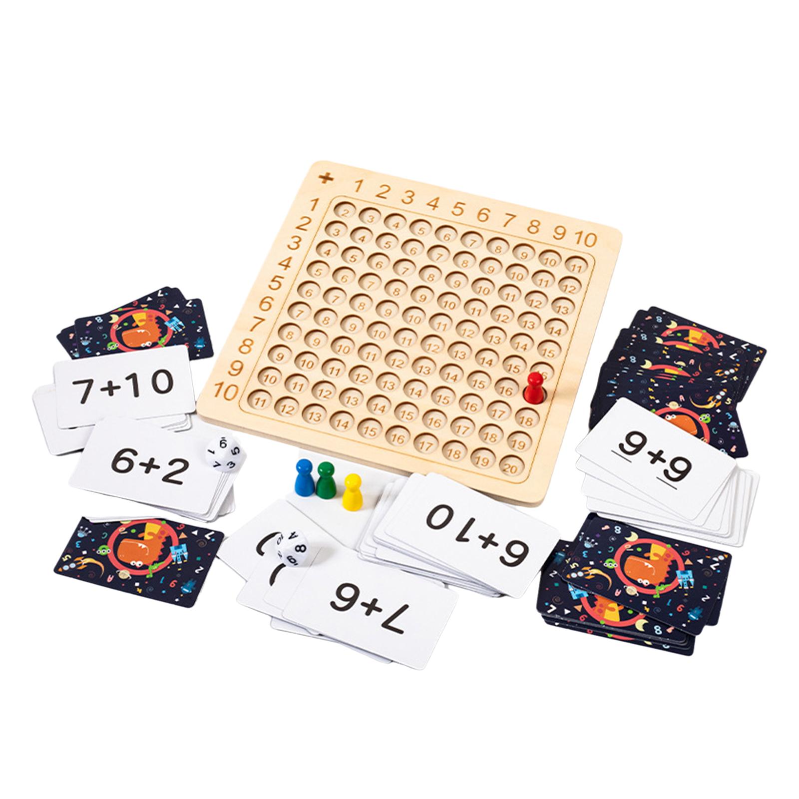 Wooden Multiplication Board Gifts Thinking Game Parent Child Interactive Toys Early Learning Toys Educational Toys