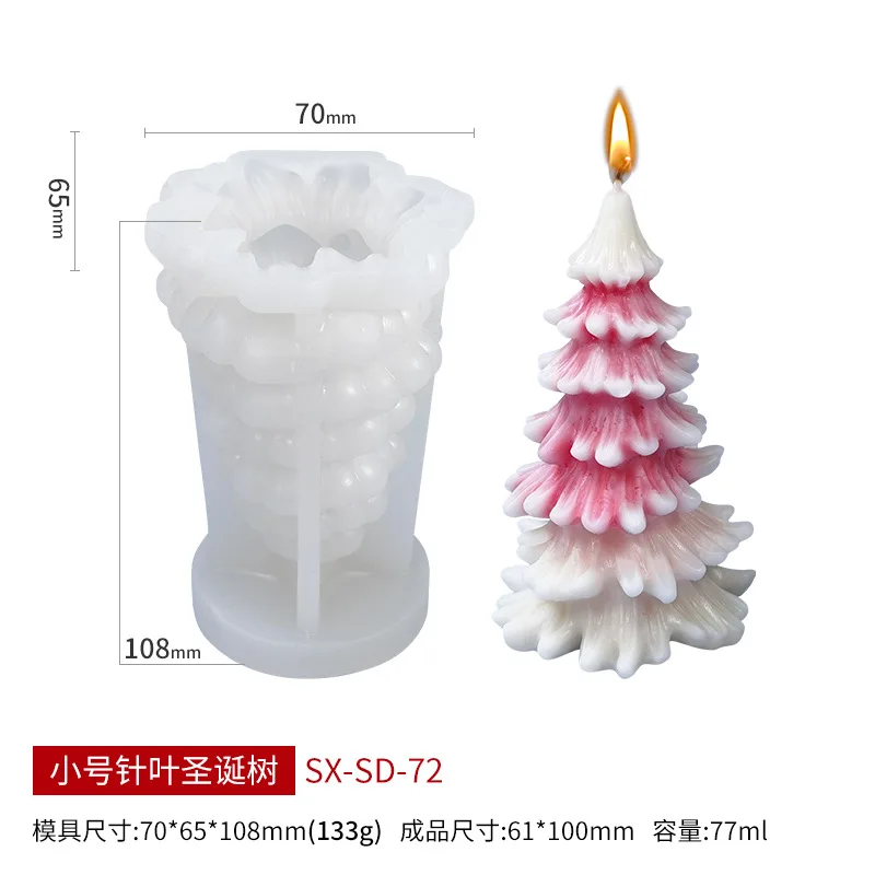 Cylinder Silicone Candle Molds Resin Mould Epoxy Resin Casting Molds For  DIY Crafts Wax Candles Making Soaps Clay