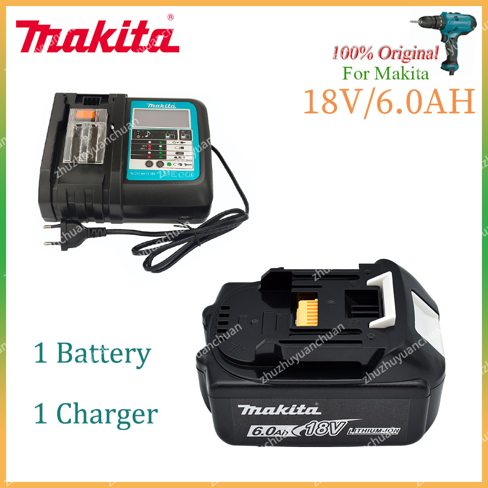 Зарядное устройство DC18RC DC18RF для Makita, 18 в, 3A, 3.5A, литий-ионное  зарядное устройство для Makita 14,4 В, 18 в, LXT, BL1815, BL1860, BL1430,  BL1450 | AliExpress