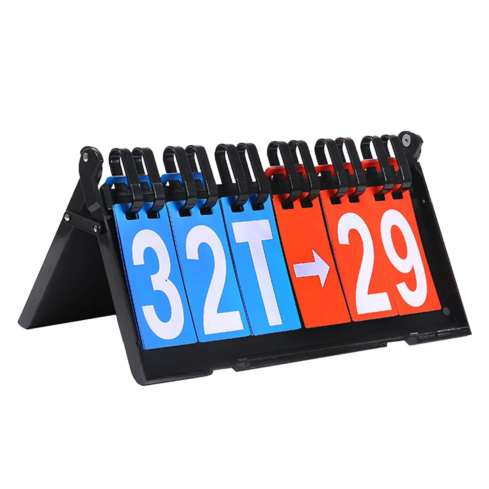 Score Keeper Tennis Games Table Top Scoreboard Score Cards Flip for Badminton Sports Volleyball Competition Teams Football