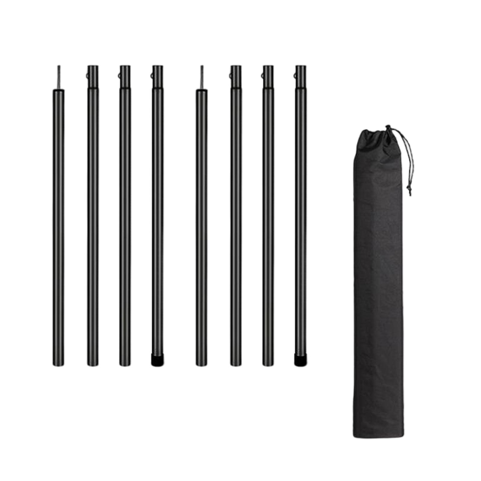 Tent Poles Canopy Pole Removable Length Adjustable Awning Support Support Rods