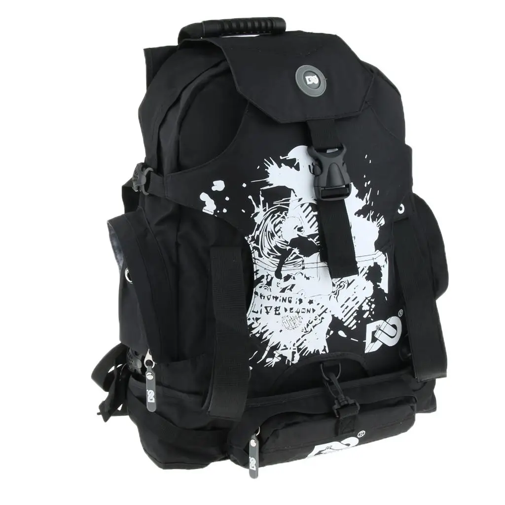 Double Shoulder Skate Sports Backpack Hiking Accessories Easily Adjusts Easy to Carry Durable