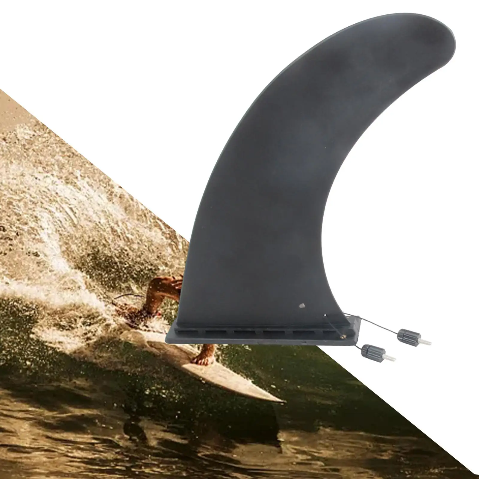 Surfing Fin Quick Release Surfboard Tail Rudder Replacement Kayak Fin Surfboard