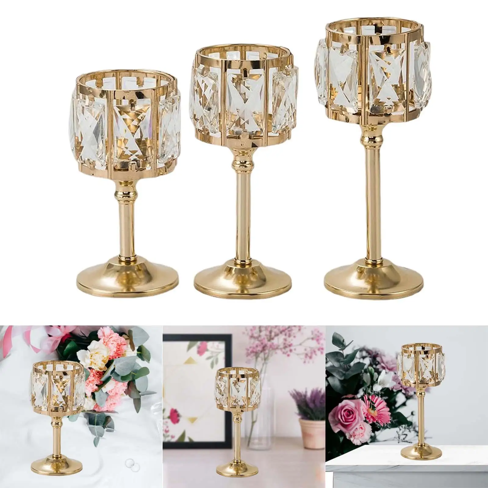 Tealight Candle Holder Thanksgiving Centerpiece Candlestick Christmas Table Decorations Candelabra for