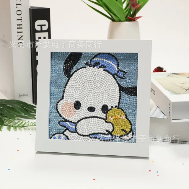 Sanrio Diamond Painting Handmade Diy Kuromi Melody Cinnamoroll Diamond  Sticker Painting Full Diamond Masonry Painting Wholesale - AliExpress