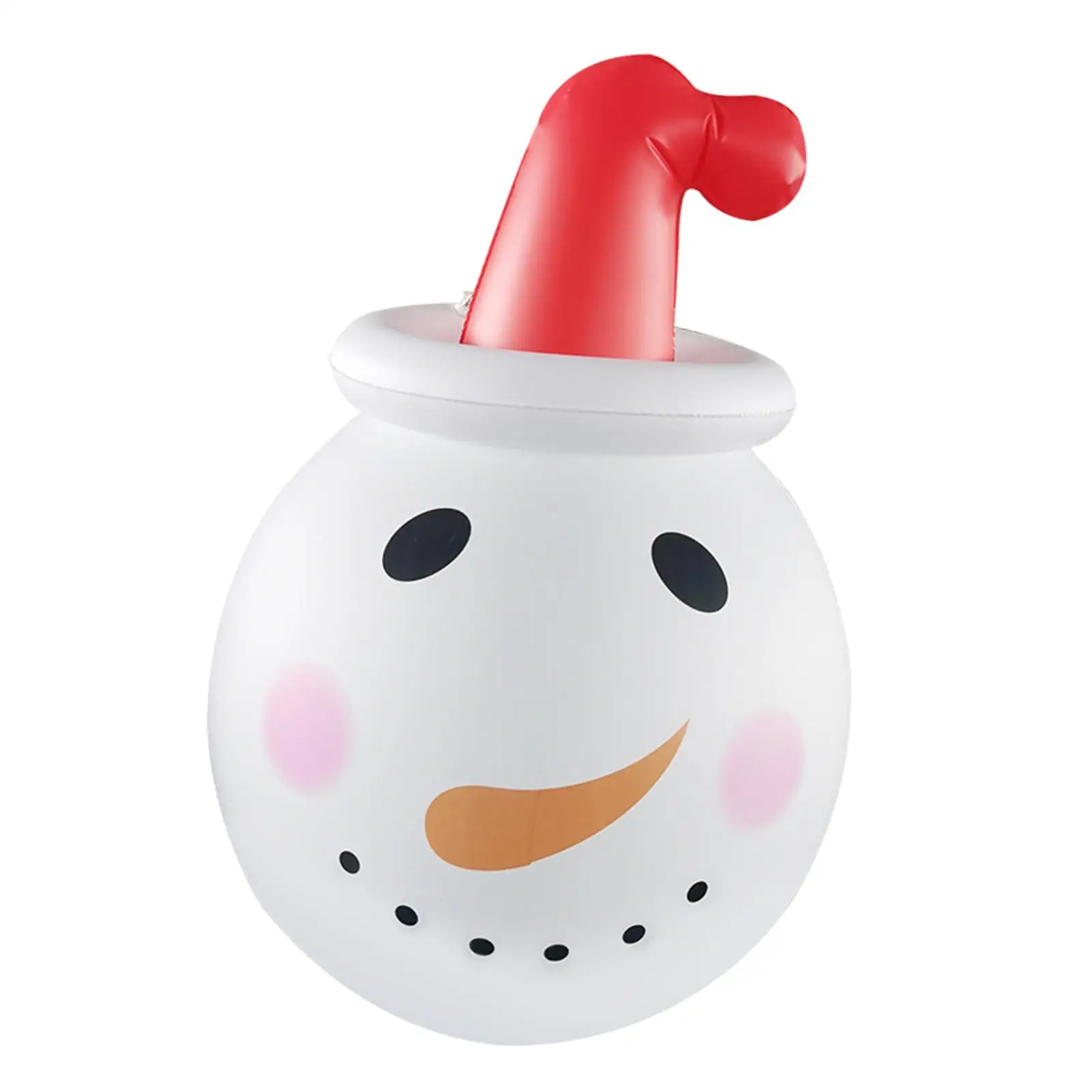 Christmas Inflatable Snowman Ornament Adorable for Yard New Year Living Room
