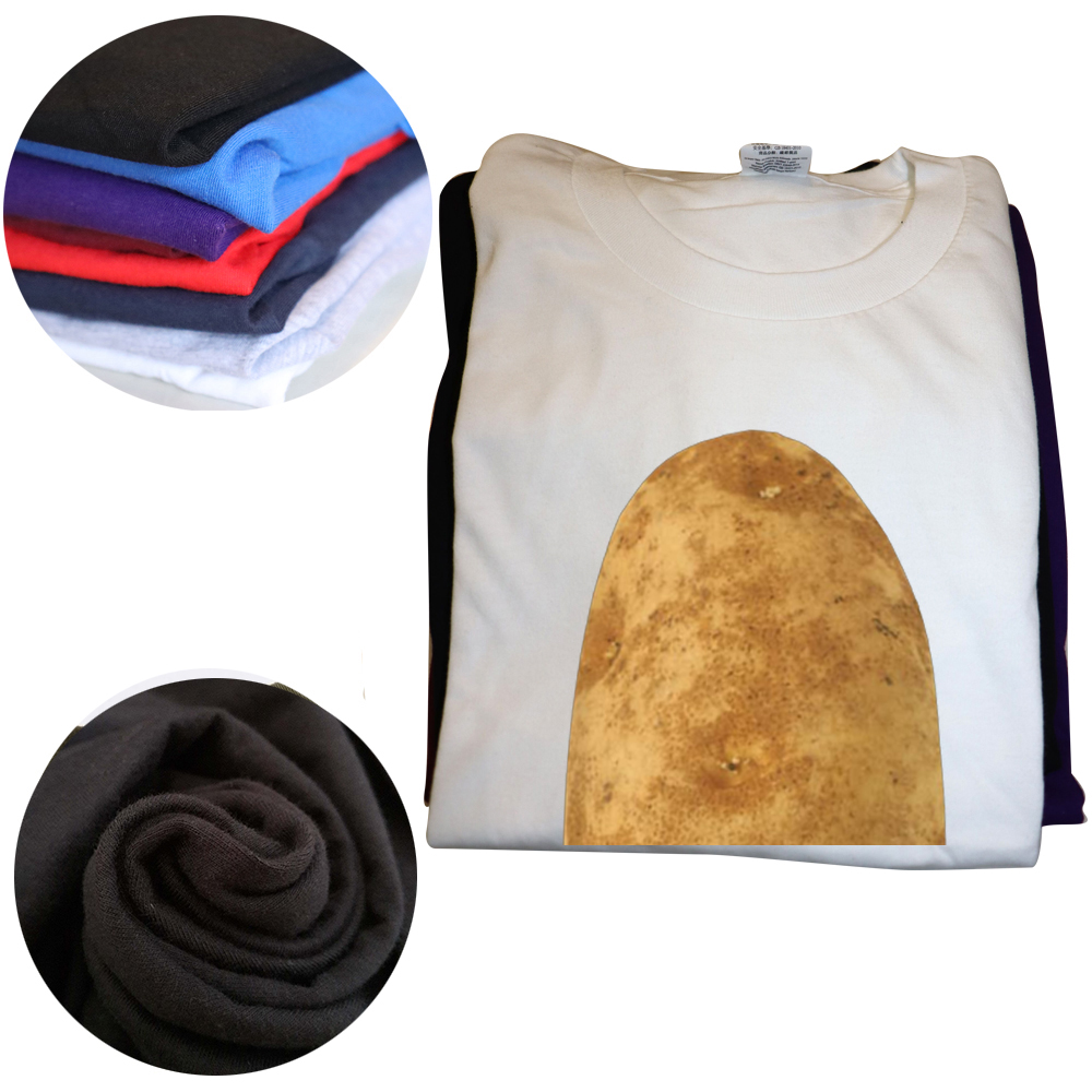 Lustige Kartoffeln T Hemd Halloween Kostüm Grafik Baumwolle Streetwear Kurzarm Geburtstag Geschenk Sommer Stil T-shirt Herren Kleidung – Detail 4