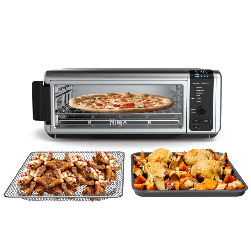 Title 1, 6-in-1 Digital Air Fry, Large Toaster Oven, Fli...