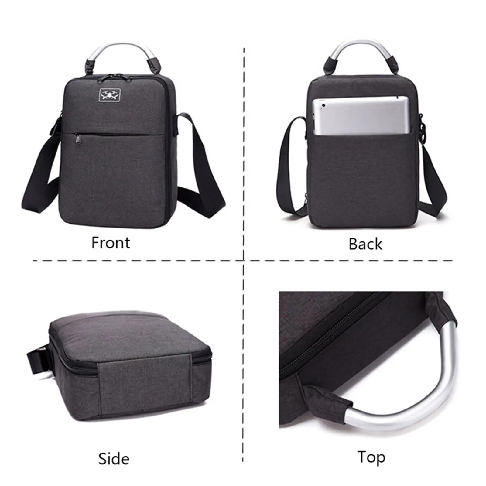 Portable Carrying Bag Large Handbag Oxford Protection Case Storage Case Shoulder Bag for DJI Mini 3 Pro Remote Controller Travel