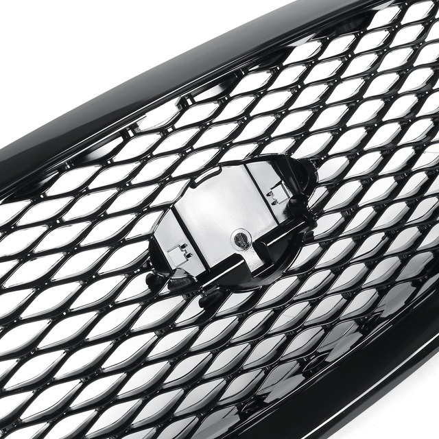 KUAFU Front Grille Grill Compatible with 2011-2013 Subaru Forester Replacement for 91121SC040 SU1200149 Chrome Bumper Upper Hood G Automotive Hood Scoops KUAFU Front Grille Grill Compatible With