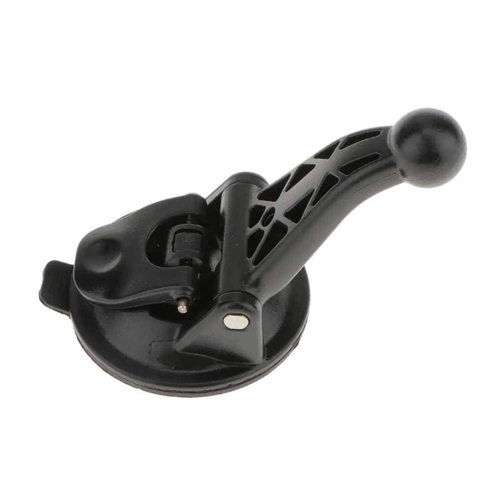 Black 360° Suction Cup Car Mount Holder Stand for GPS