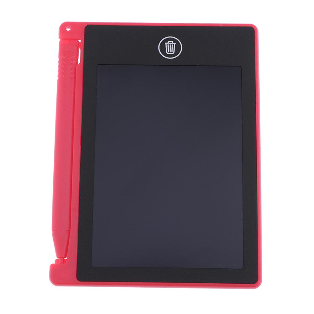 Wordpad Drawing Pad Writing Drawing Tablet LCD Metal Red 4.4 Inch Flexible Toy