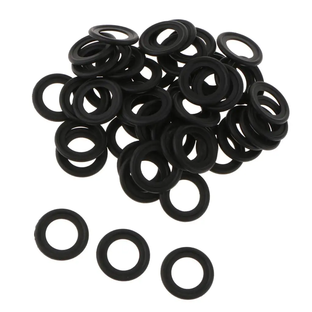 Rubber Oil Drain Plug Gasket for F5TZ-6734-BA - Fits M14 (22mm Outer