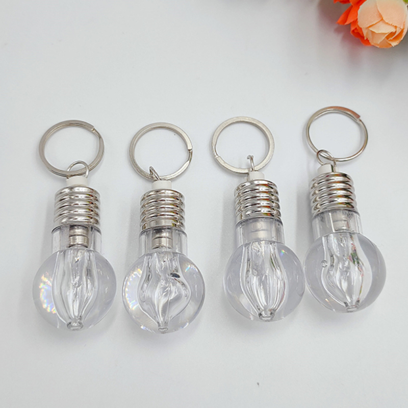 Neuheit Beleuchtung Mini LED Glühbirne Schlüsselanhänger Schlüsselanhänger beleuchten Cartoon Auto Schlüsselanhänger Lampe Anhänger Schlüsselanhänger Weihnachtsgeschenk – Detail 3