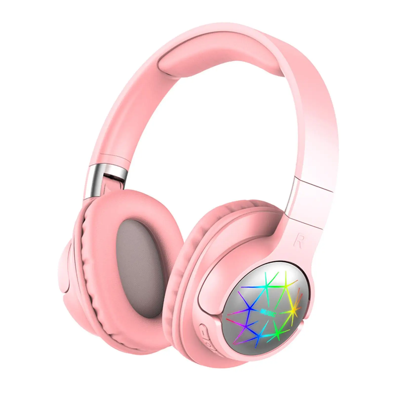 Over-Ear Bluetooth Headphones Stretchable Soft Earmuffs for Game PC Phone