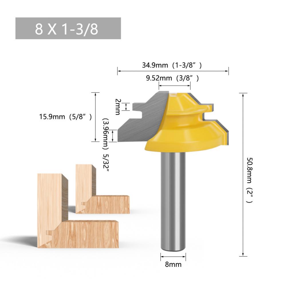 De Madeira 8mm Shank Tongue Carpintaria Groove