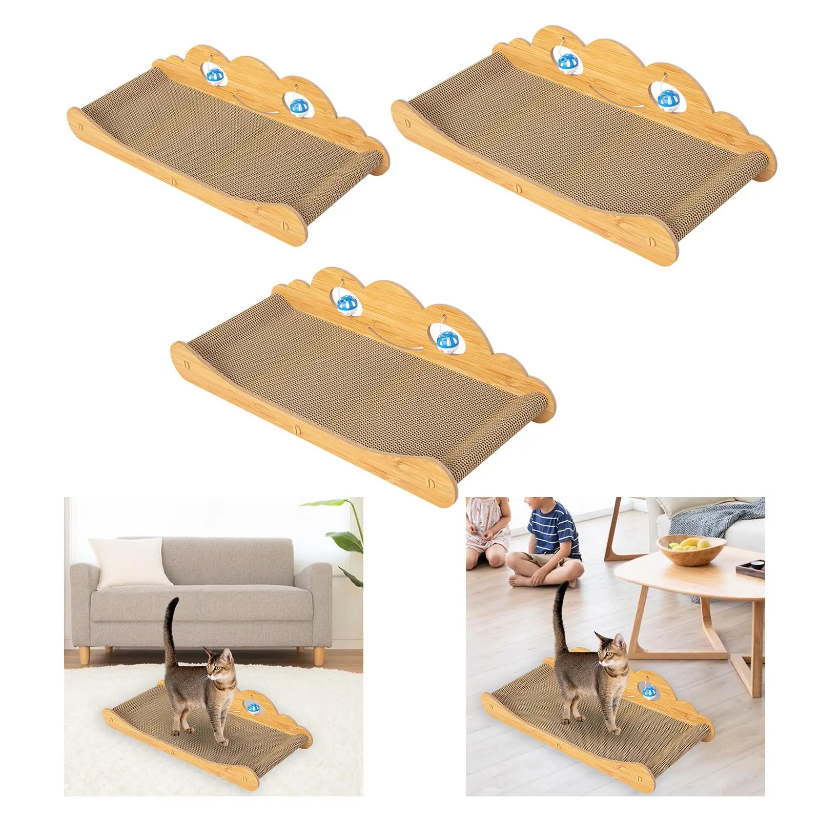 Cat Scratcher Pet Bed Cat Scratching Board for Indoor Cats Protect Furniture