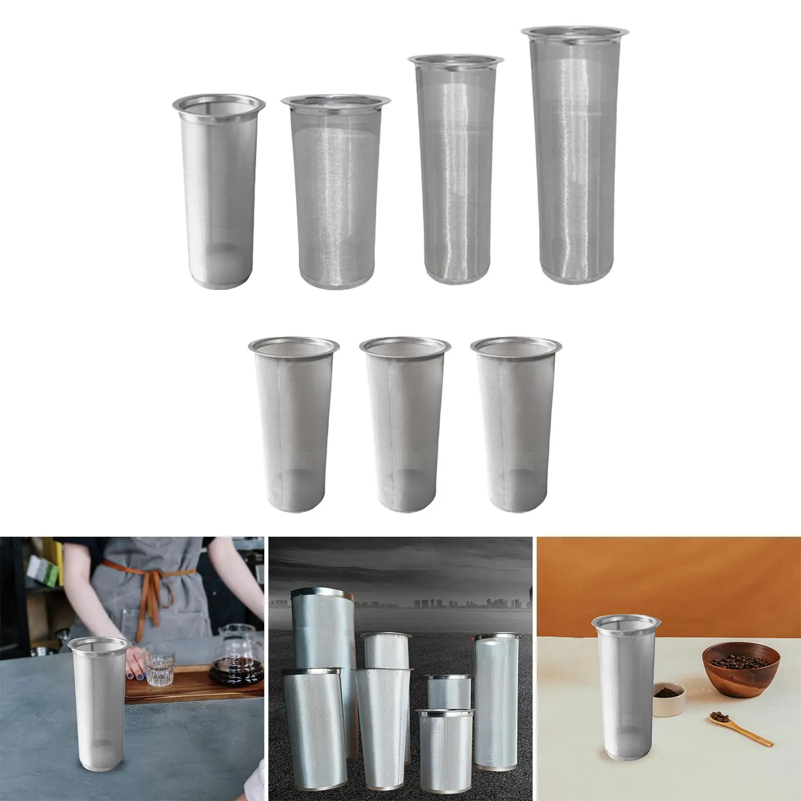 Stainless Steel Mesh Filter Tea Filter Infusers Basket Lightweight