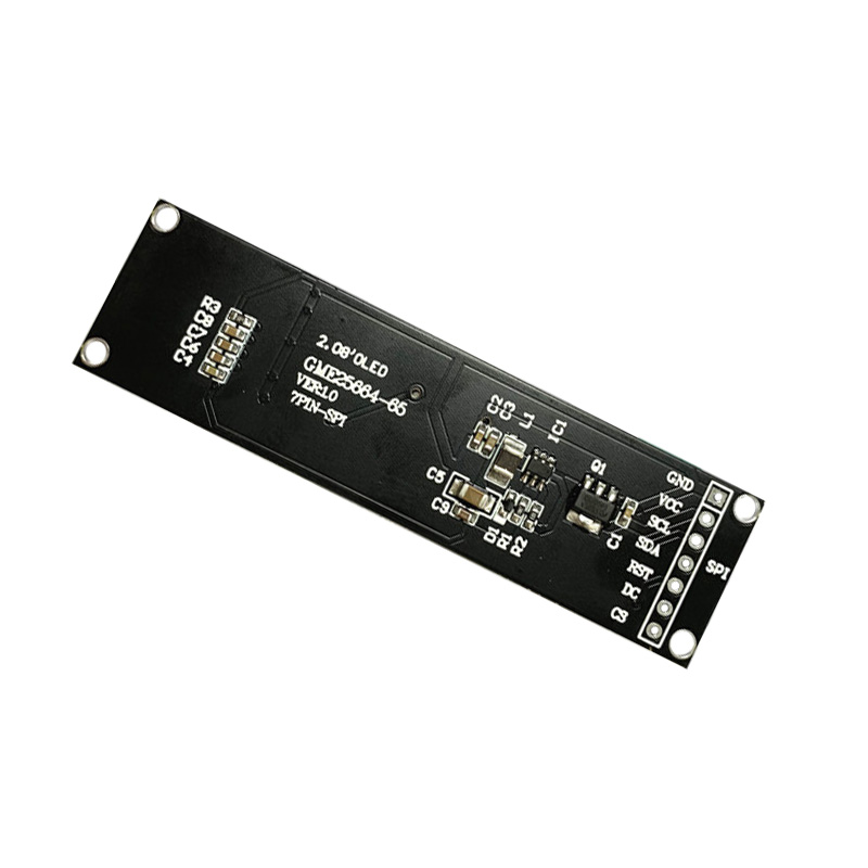 256x64, controlador SH1122, interface SPI de 7 pinos, 16 Grayscale, 2,08