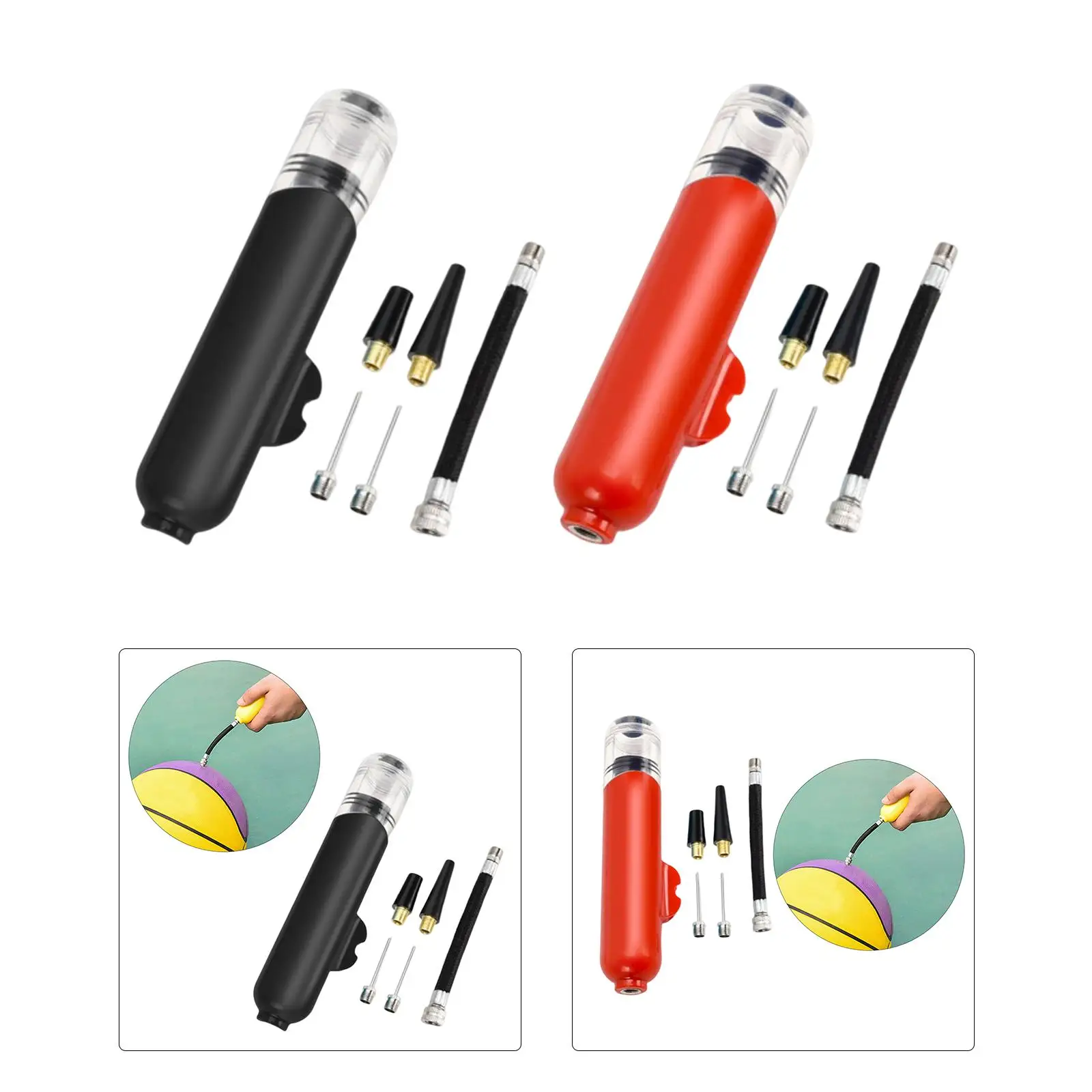 Bicycle pump Compact portable household hand pump for soccer sports