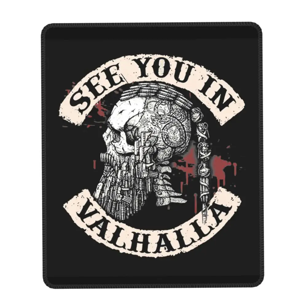 Viking Odin Ragnar Skull Warrior Mouse Pads